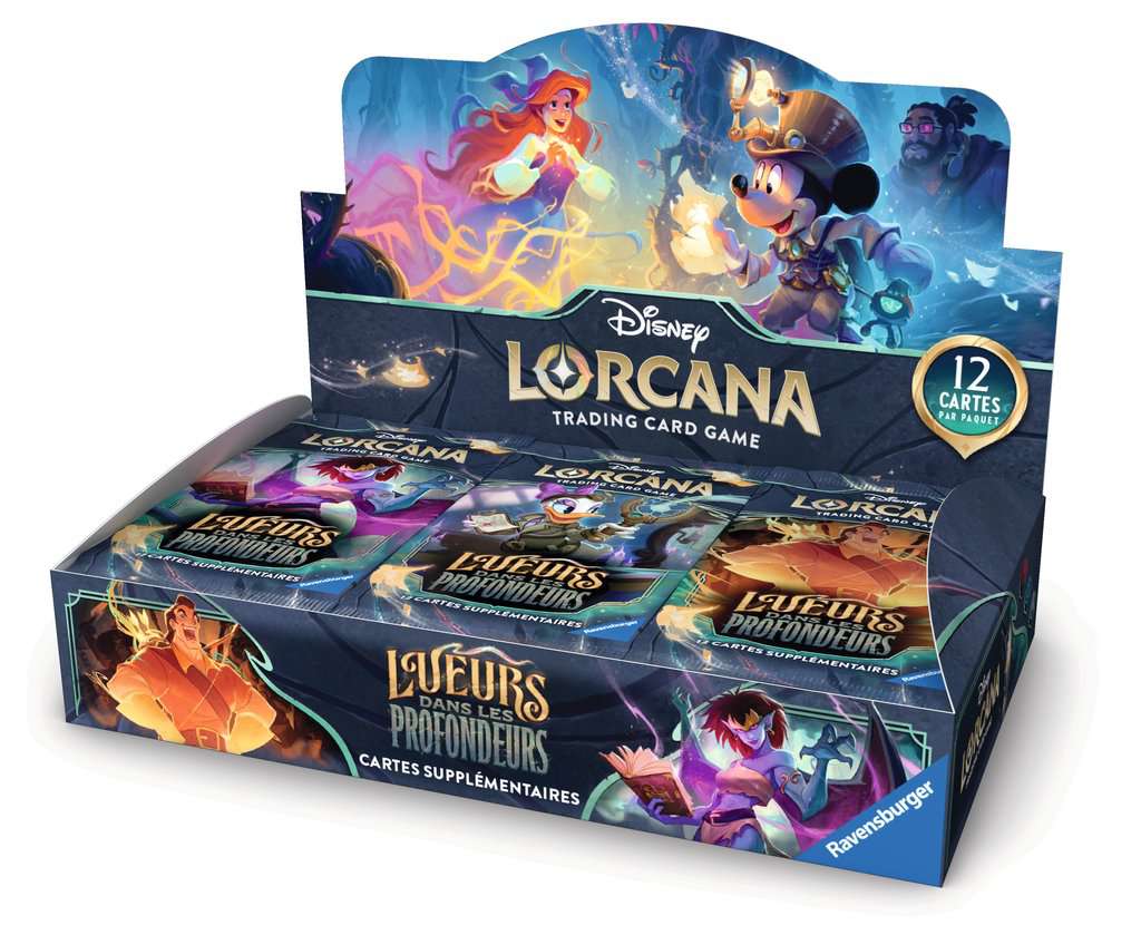 Disney Lorcana - Lueurs dans les Profondeurs - Chapitre 10 - Display de 24 Boosters en Français - Neuf