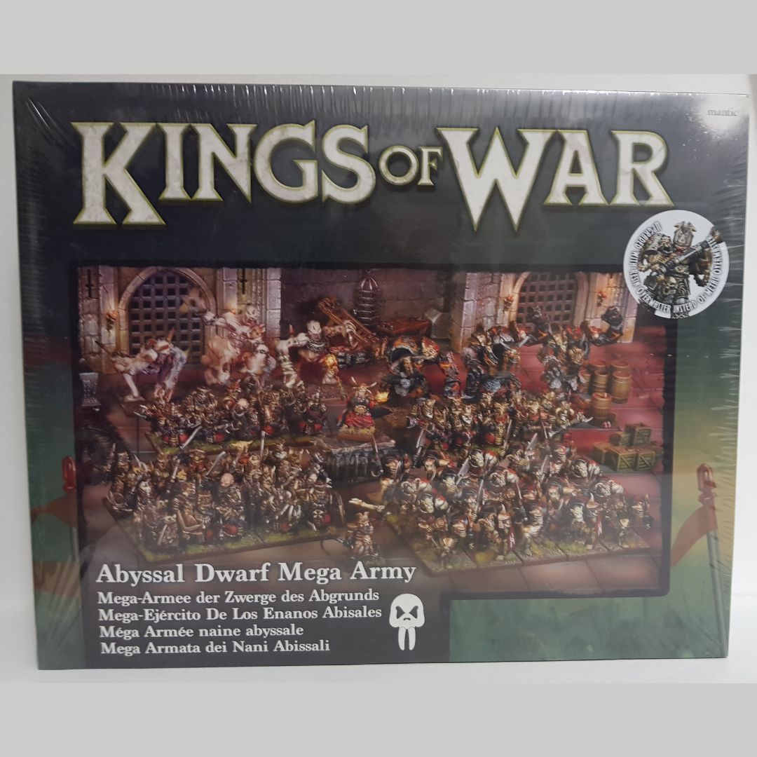 Kings of War - Abyssal Dwarf: Mega Army - Neuf sous blister