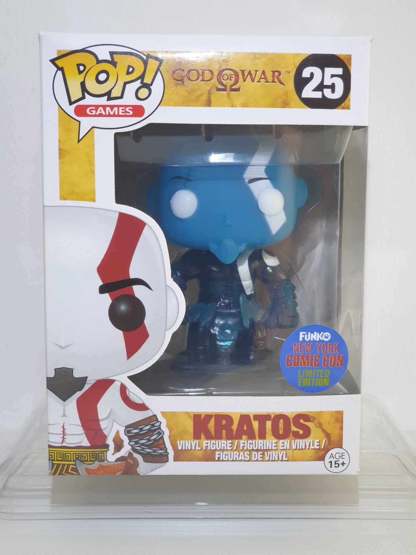 FUNKO POP 25 - GOD OF WAR - KRATOS - NEW YORK COMIC CON LIMITED EDITION - OCCASION