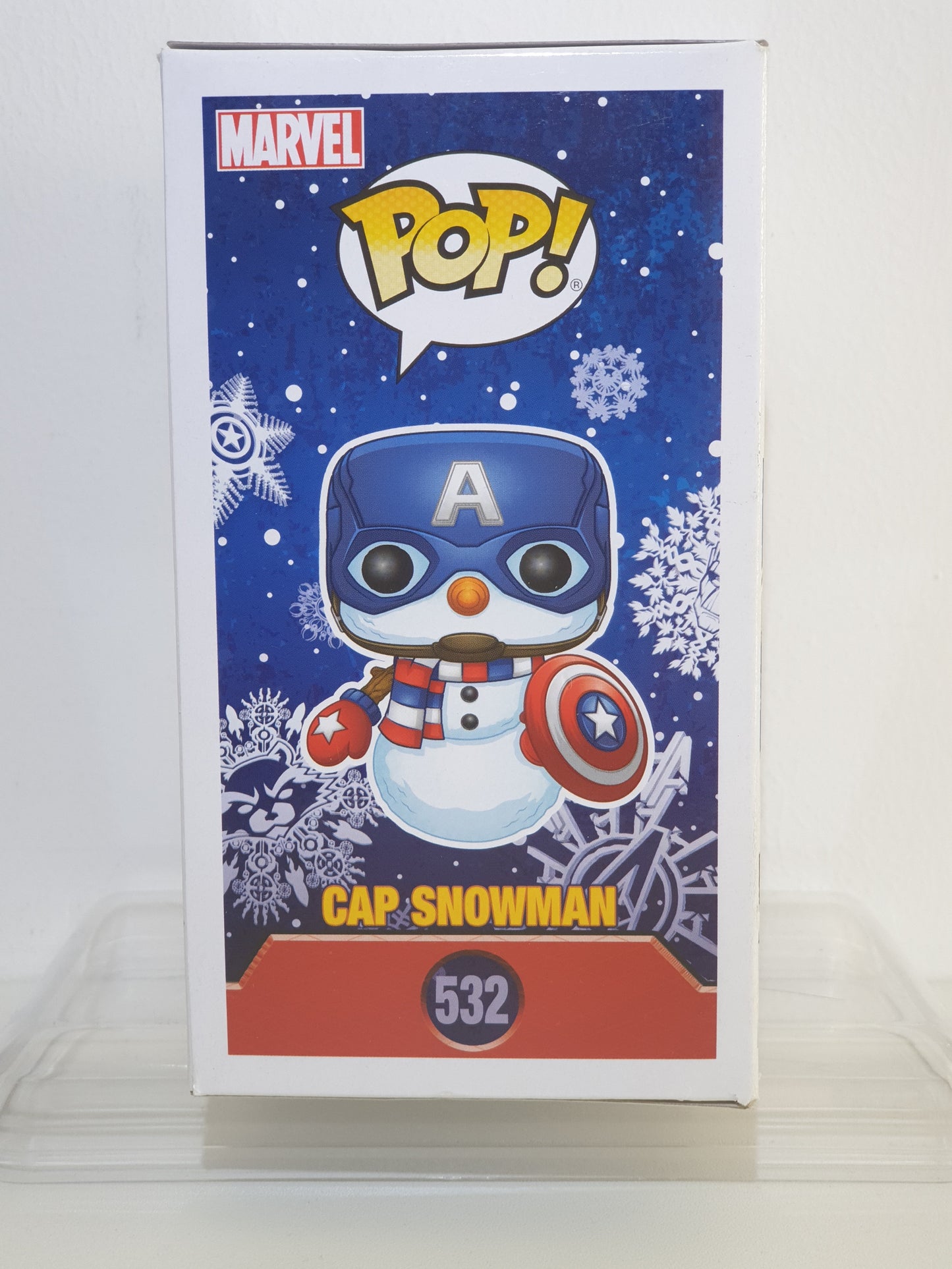 FUNKO POP 532 - MARVEL - CAP SNOWMAN - OCCASION