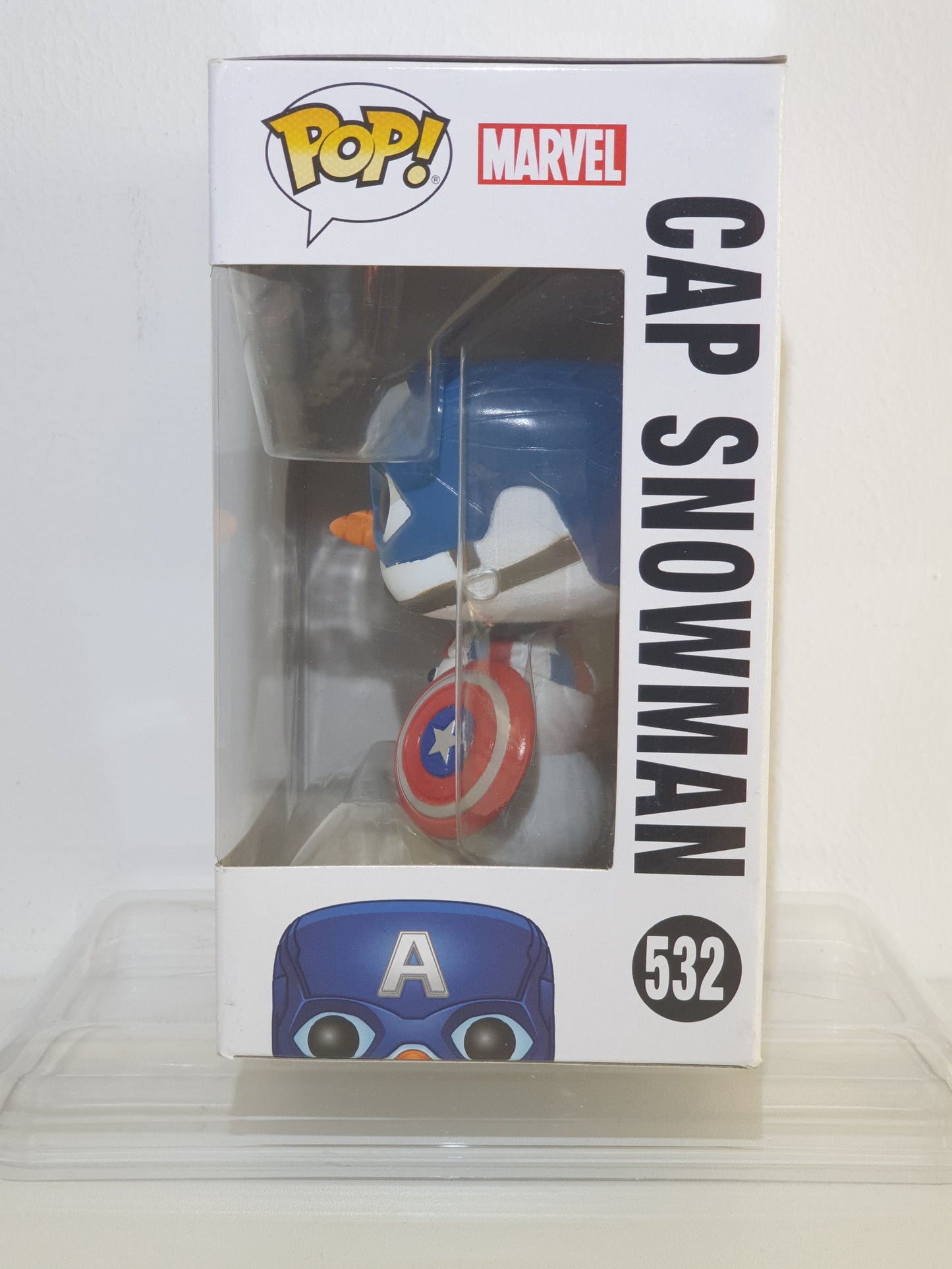 FUNKO POP 532 - MARVEL - CAP SNOWMAN - OCCASION