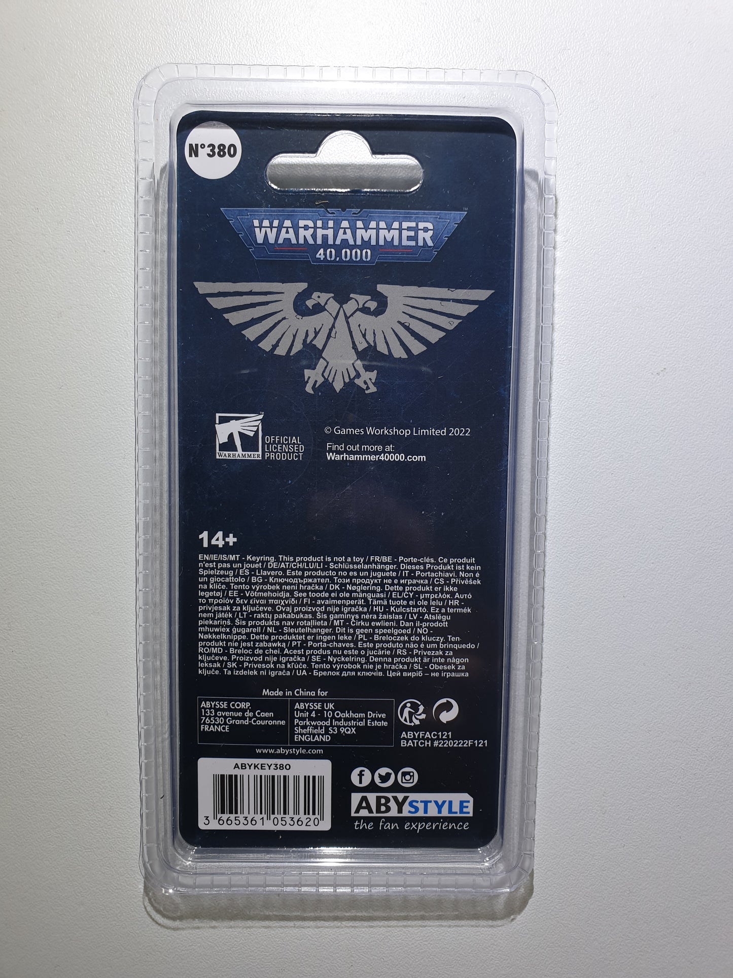 Warhammer 40,000 – Porte-clés “Ultramarines”