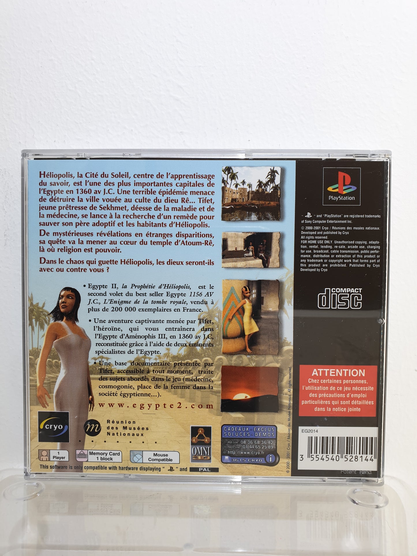 Egypte II : La Prophétie d'Héliopolis PS1 - Occasion