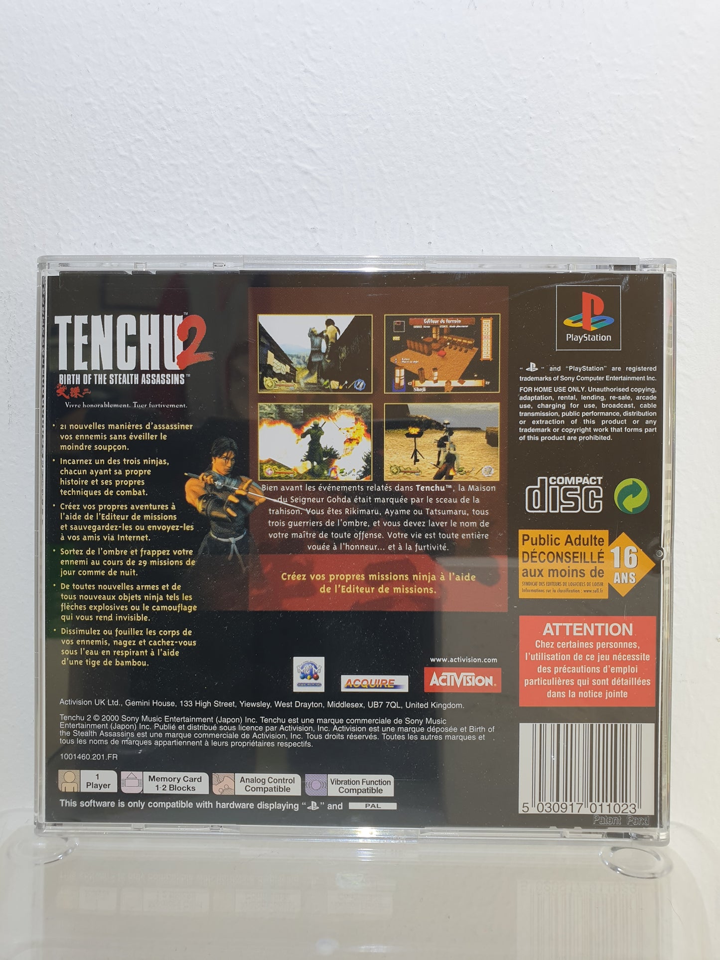 Tenchu 2 : Birth of the Stealth Assassins PS1 - Occasion