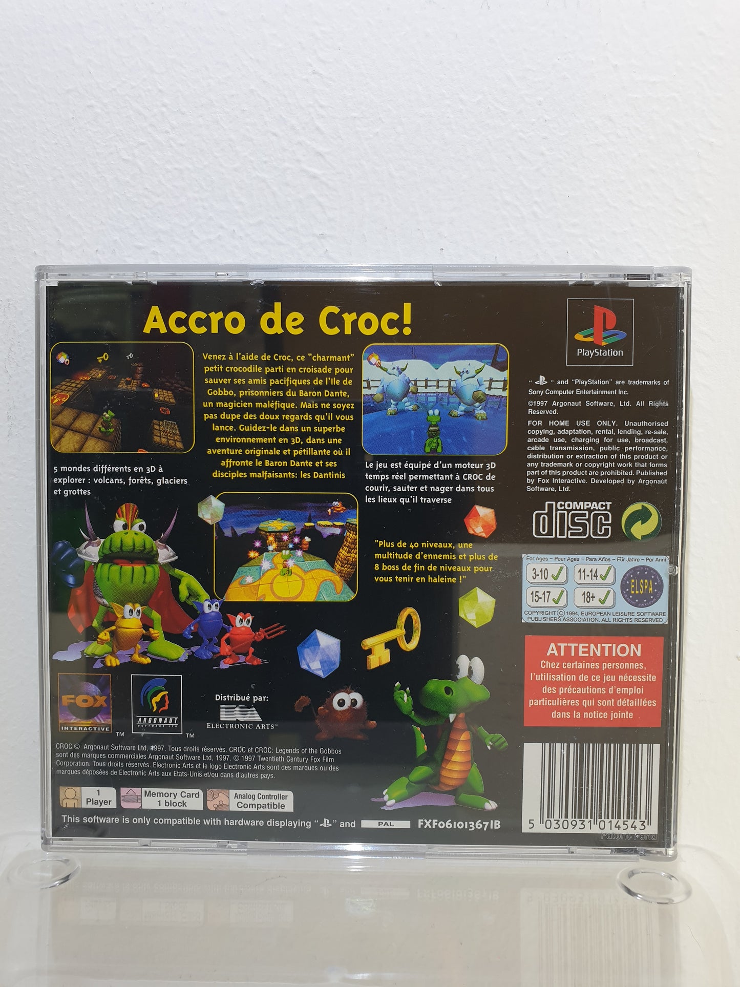 Croc : Legend of the Gobbos PS1 - Occasion