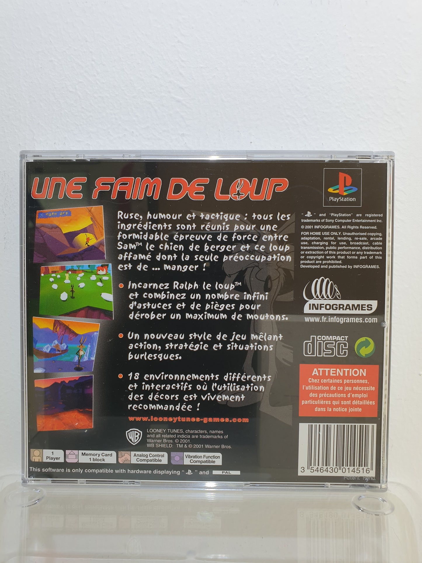 Une Faim de Loup PS1 - Occasion