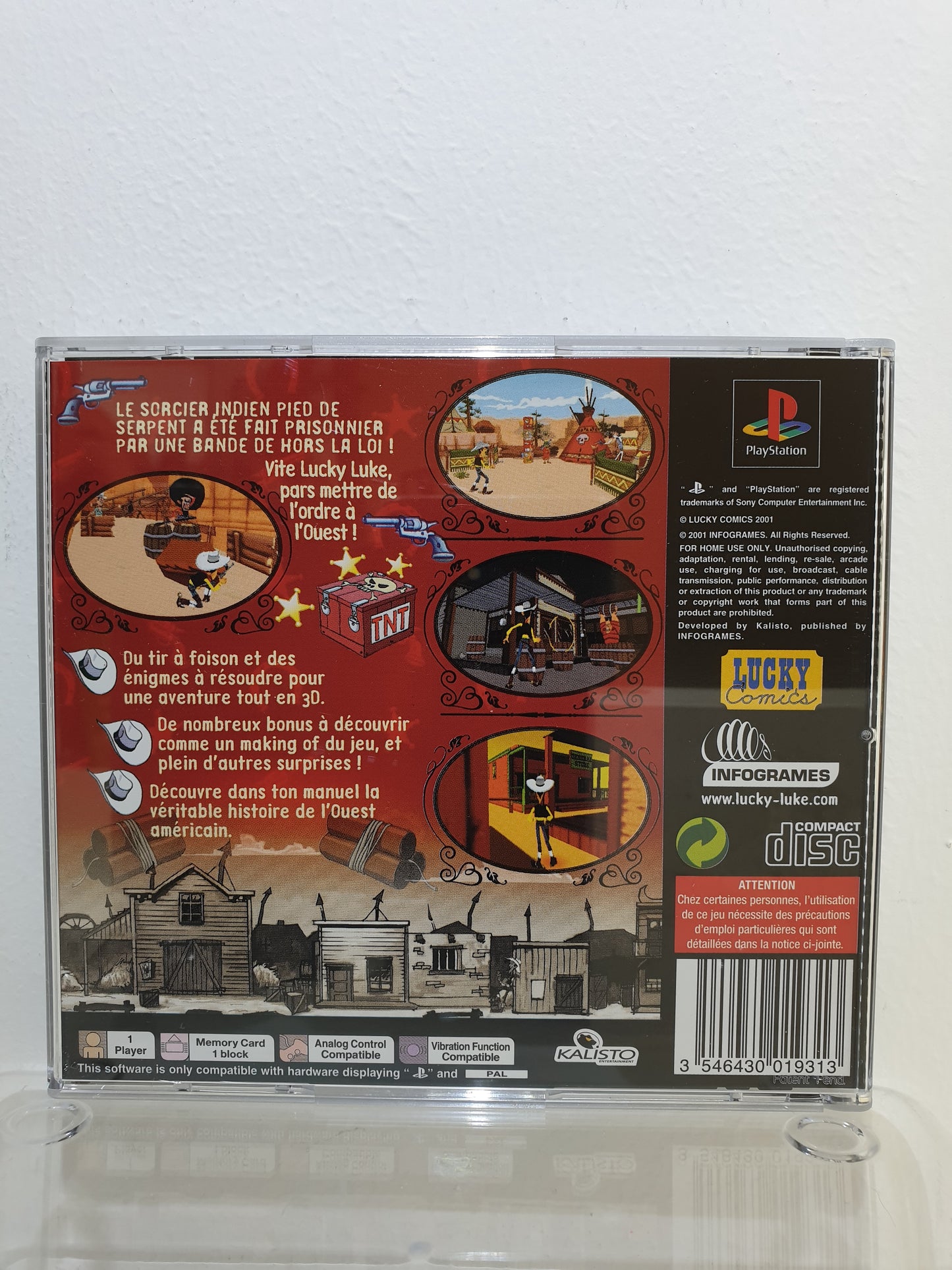 Lucky Luke : La Fièvre de L'Ouest PS1 - Occasion