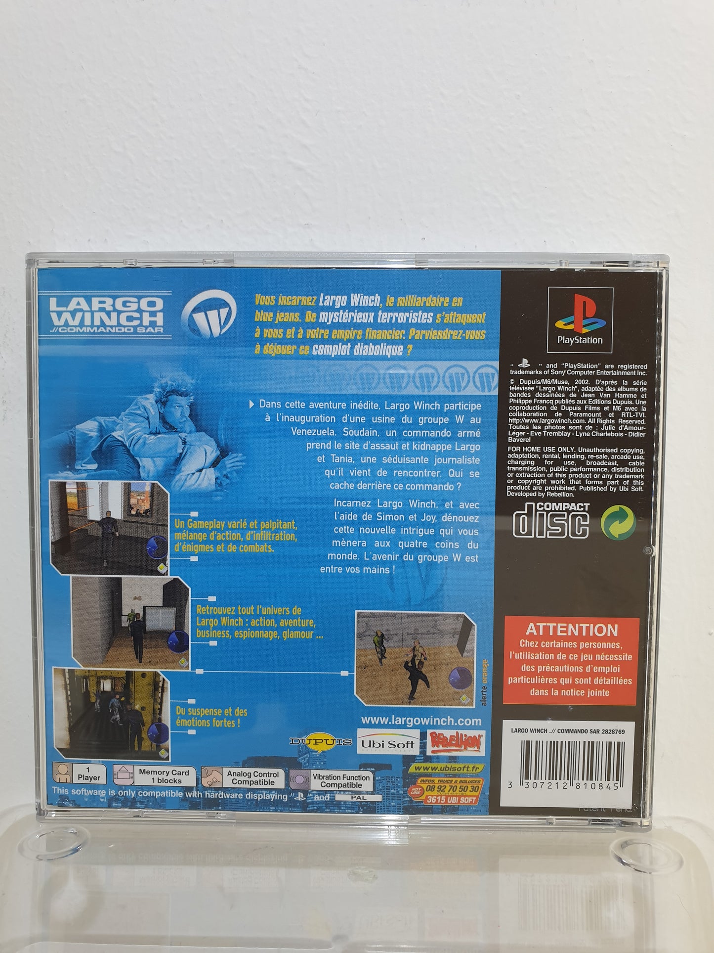 Largo Winch .// Commando Sar PS1 - Occasion