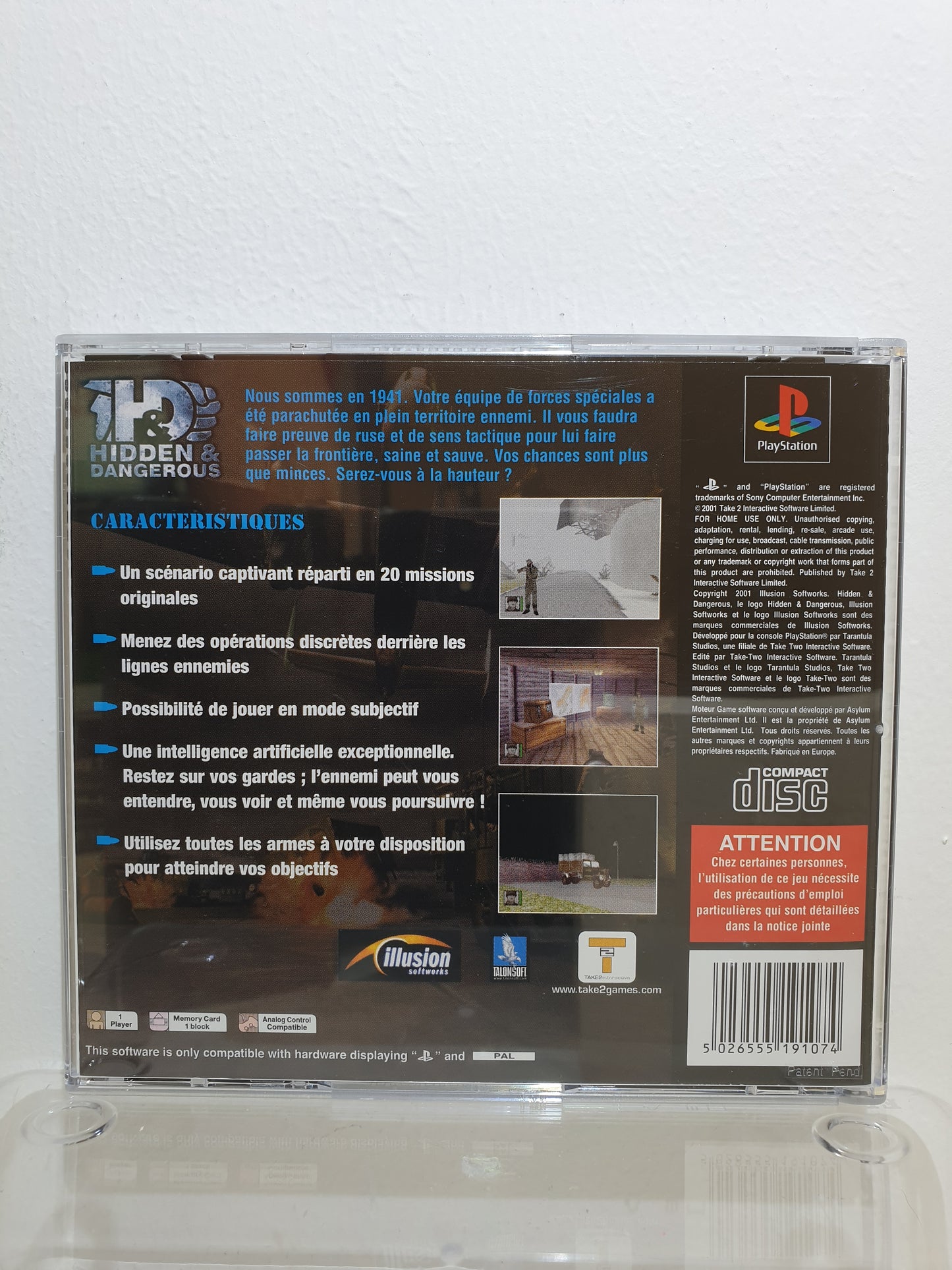Hidden & Dangerous PS1 - Occasion