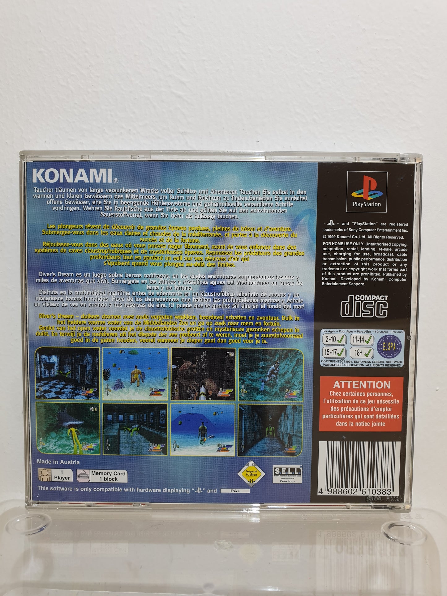 Diver's Dream PS1 - Occasion