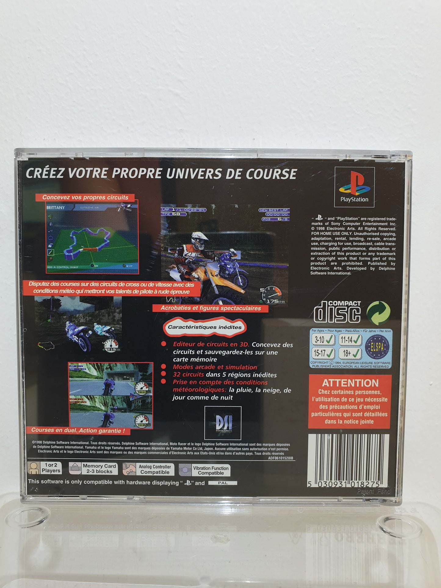Moto Racer 2 PS1 - Occasion