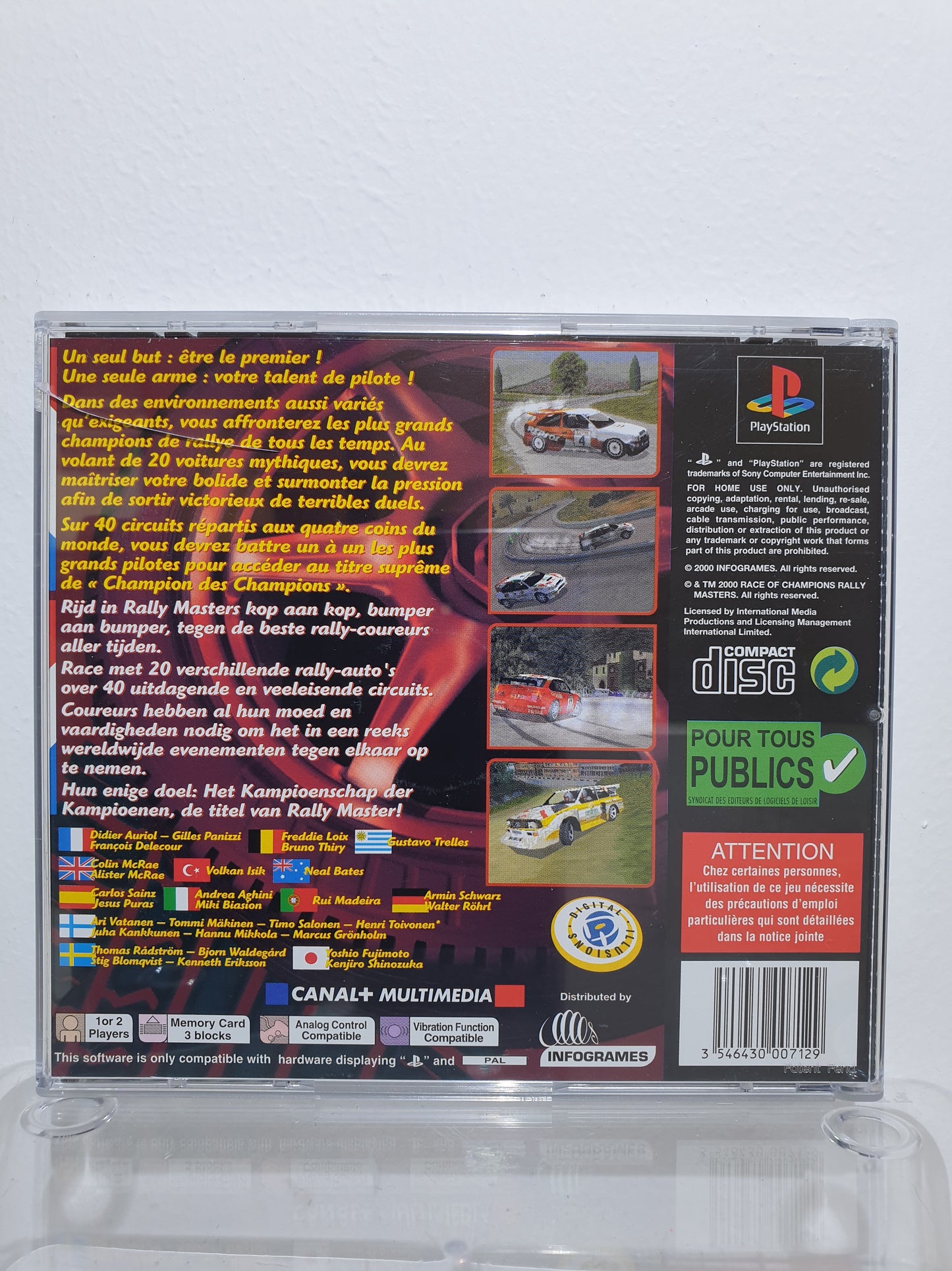 Rally Masters PS1 - Occasion
