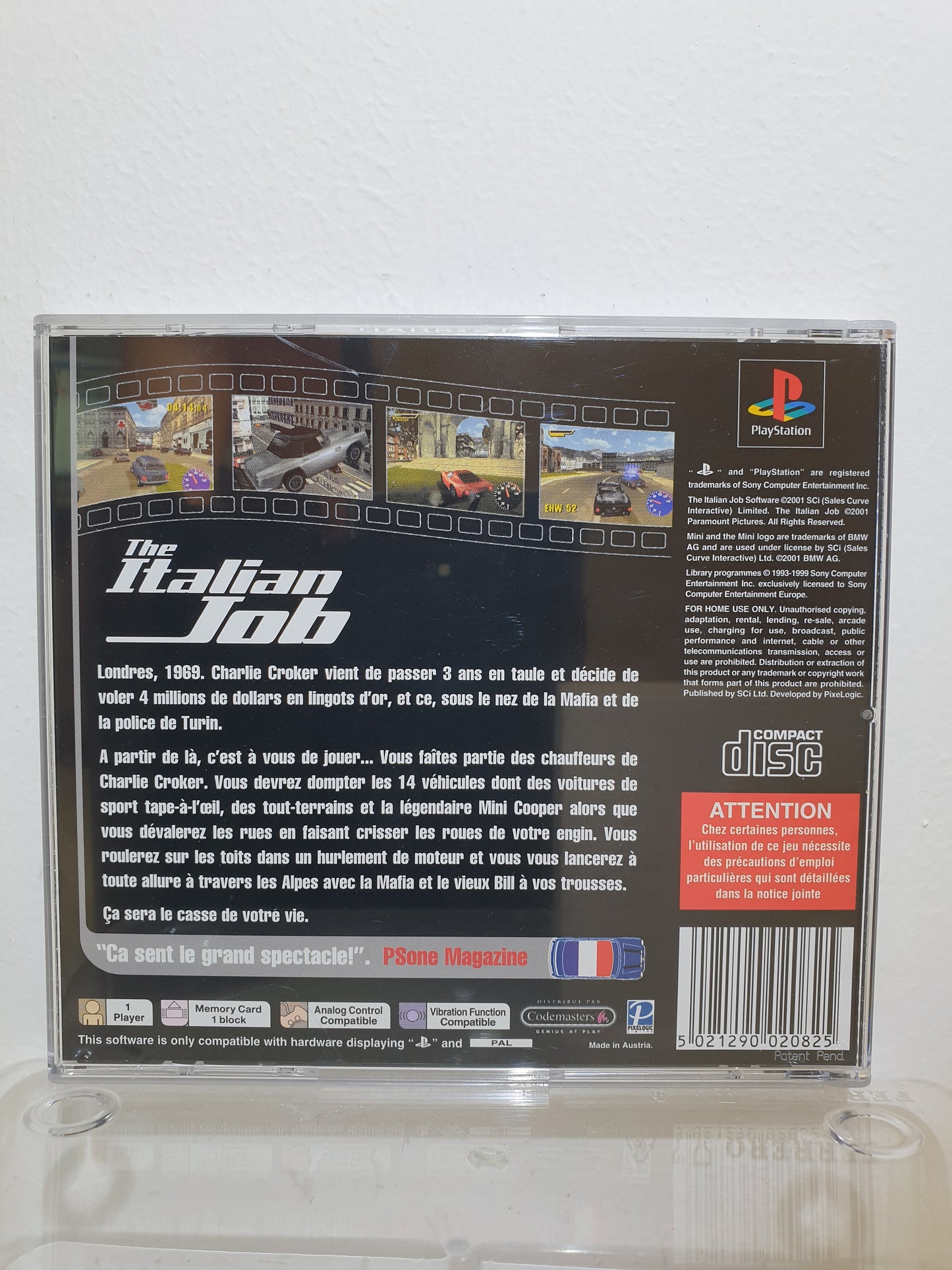 The Italian Job PS1 - Occasion