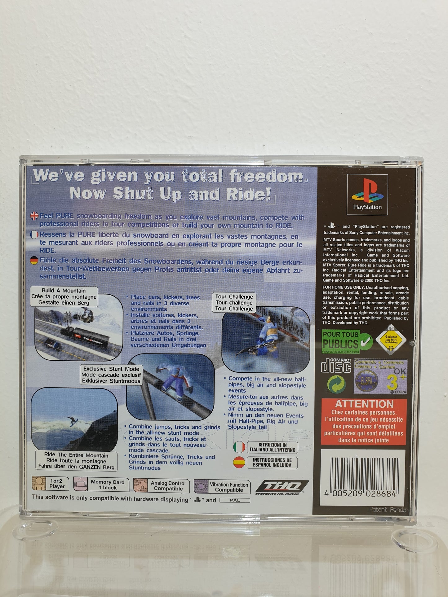 MTV Sports : Pure Ride PS1 - Occasion