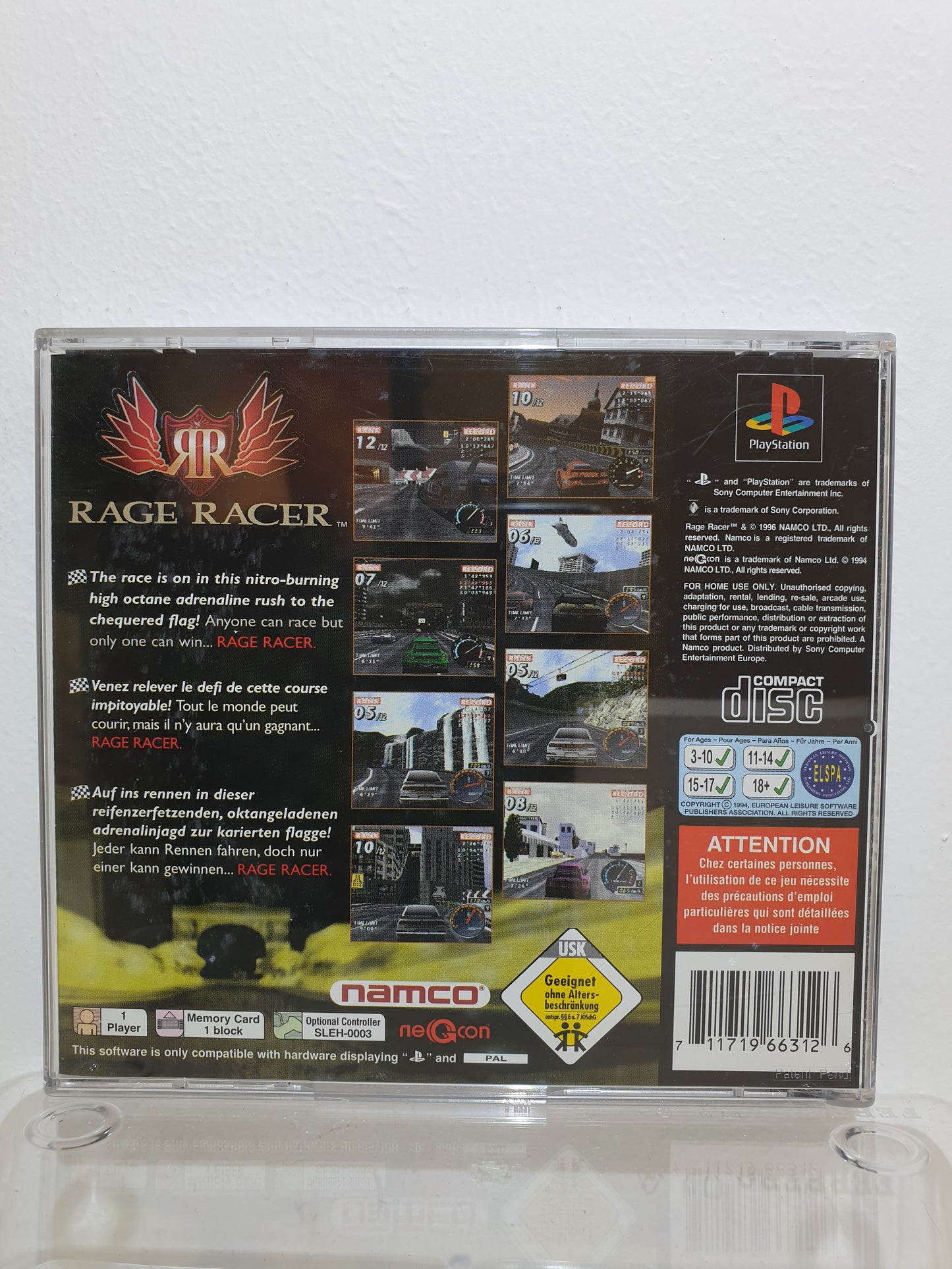 Rage Racer PS1 - Occasion