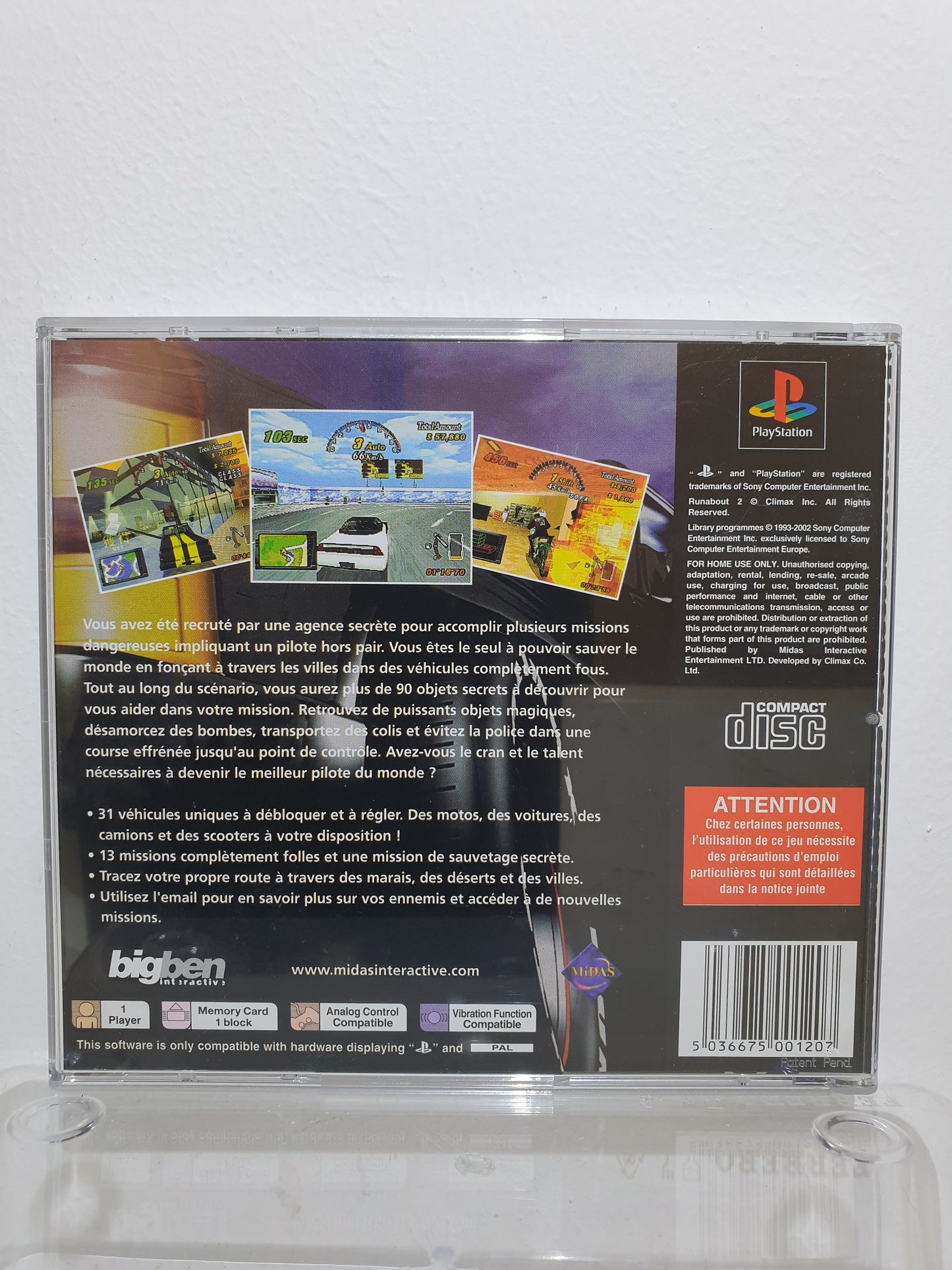 Runabout 2 PS1 - Occasion