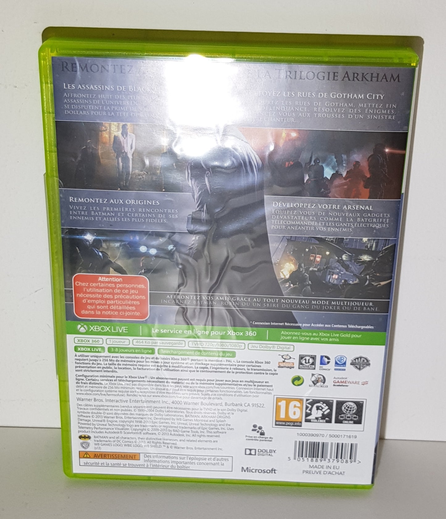 Batman - Arkham Origins - Xbox 360 - Neuf sous blister