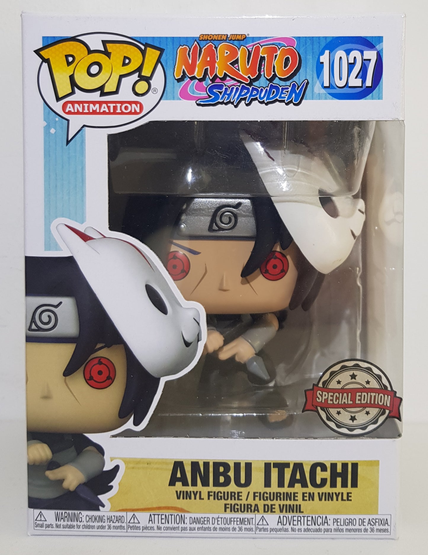FUNKO POP 1027 - NARUTO SHIPPUDEN - ANBU ITACHI - SPECIAL EDITION - OCCASION