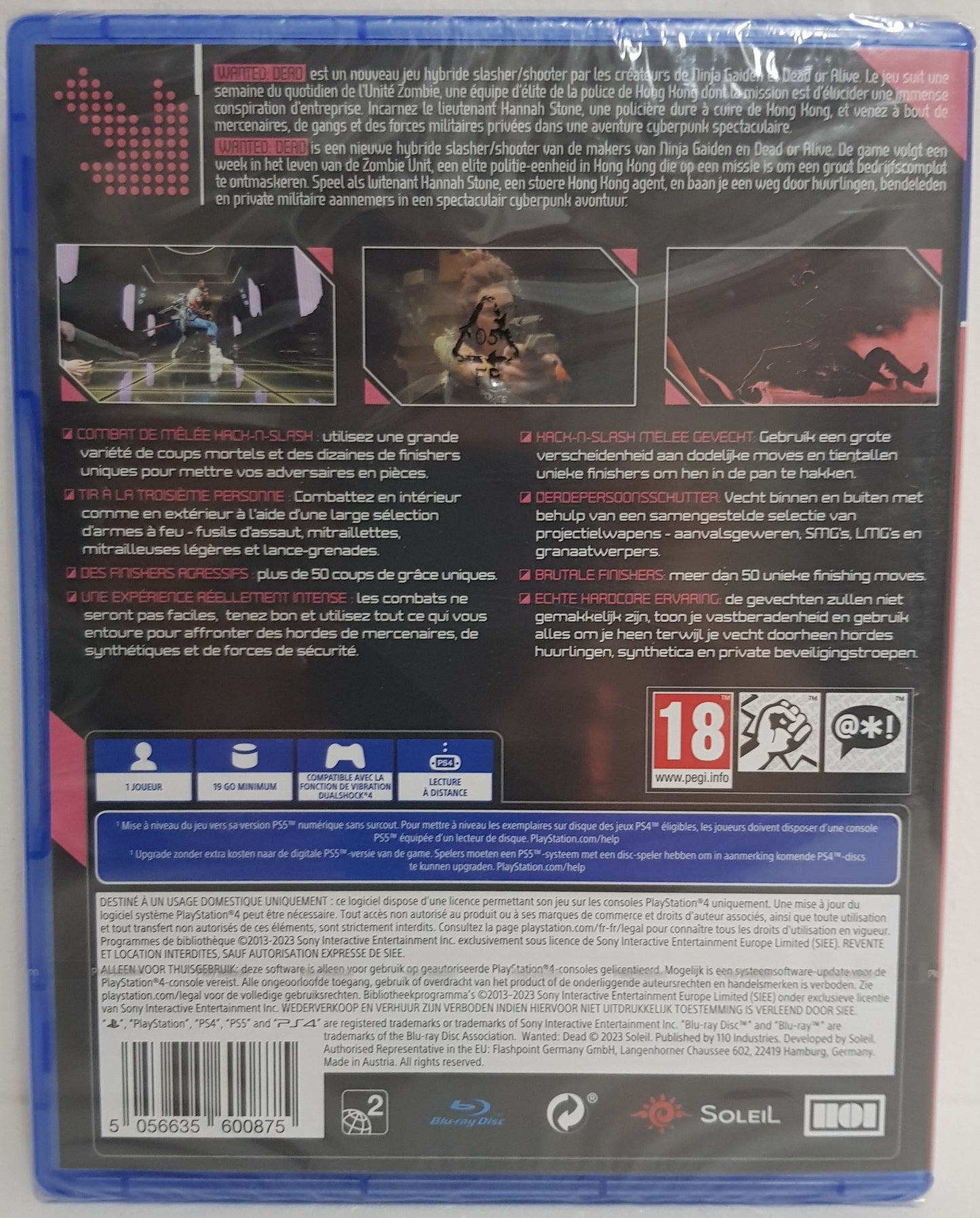 Wanted : Dead - PS4 - Neuf sous blister