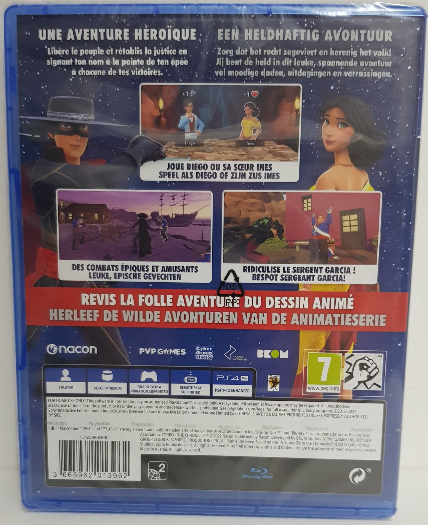 Zorro The Chronicles - PS4 - Neuf sous blister