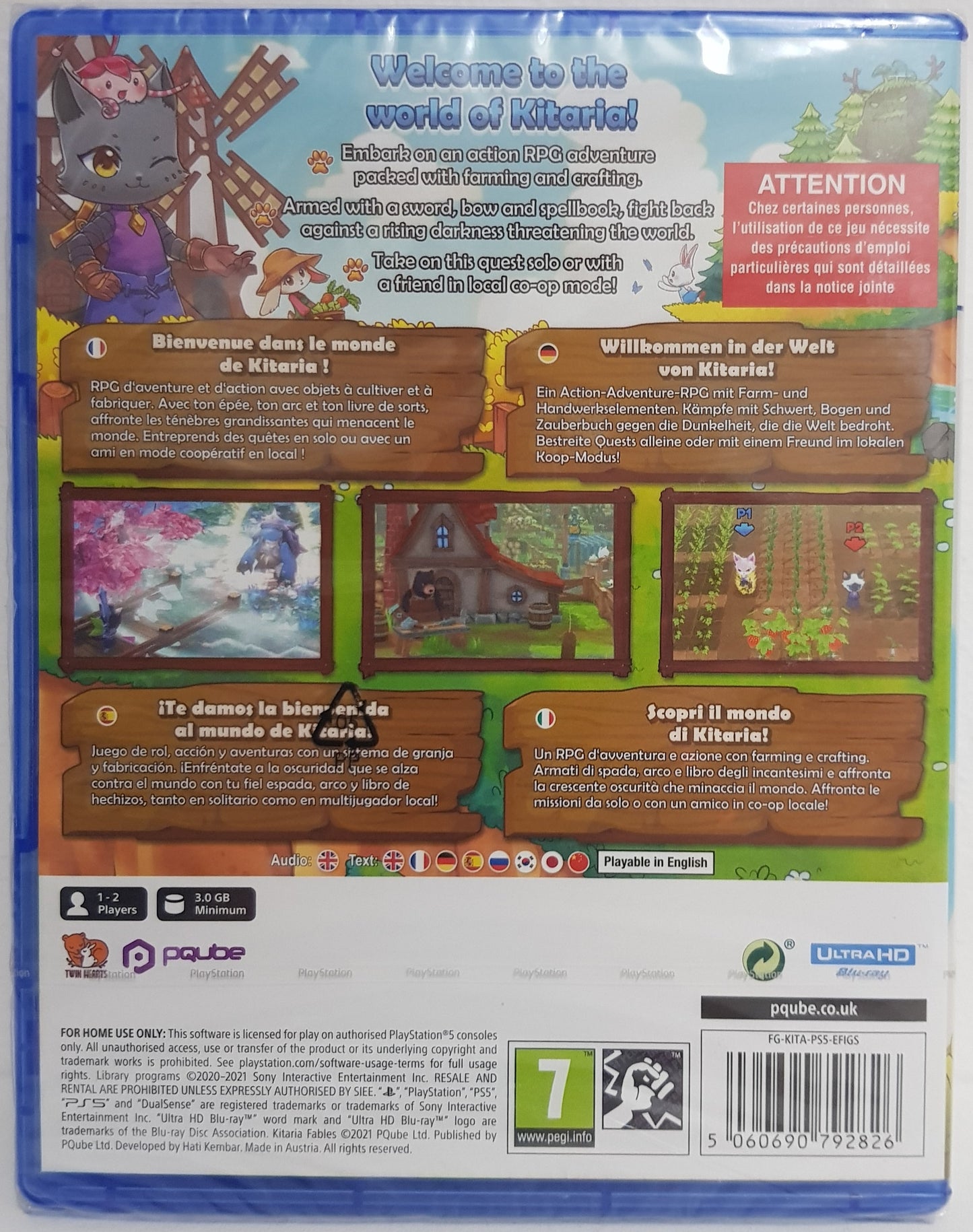 Kitaria Fables PS5 - Neuf sous blister
