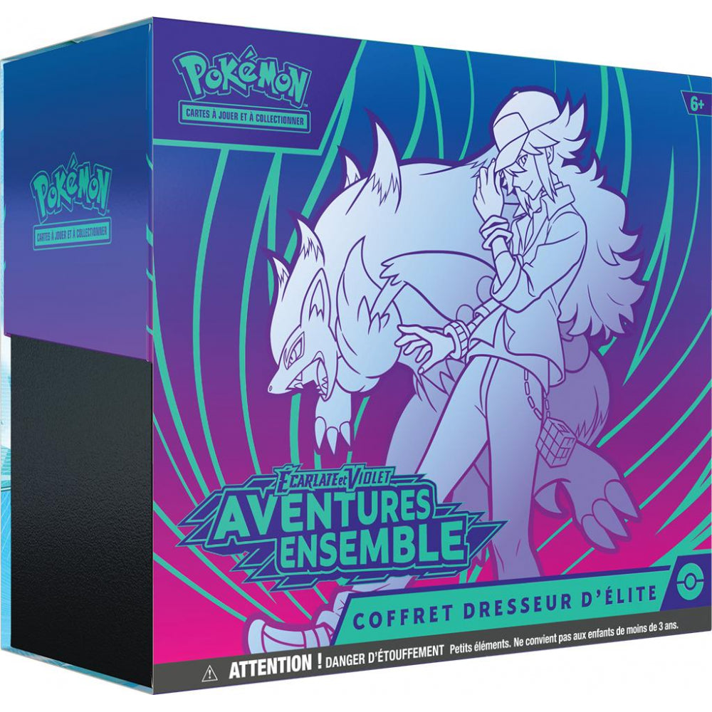 Pokémon - Coffret Dresseur d'Élite ETB EV09 - Écarlate et Violet - Aventures Ensemble - en français - Blister légèrement déchiré - Neuf