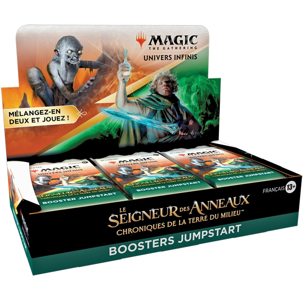 Magic the Gathering - Boite de 18 Boosters Jumpstart - Le Seigneur des Anneaux - Chroniques de la Terre du Milieu en Français - Neuve scellée sous blister