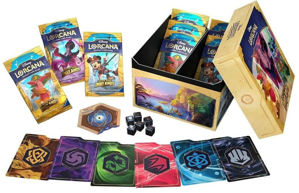 Disney Lorcana - Into the Inklands - Coffret Illumineer's Trove en Anglais - Neuf
