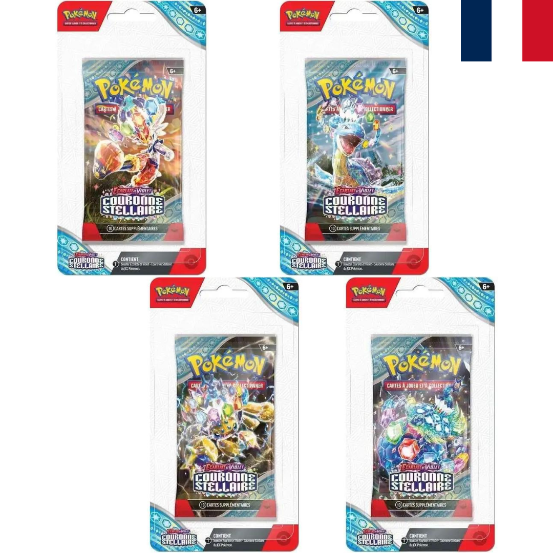 Pokémon - Booster Blister EV07 - Écarlate & Violet - Couronne Stellaire - en français - Neuf scellé