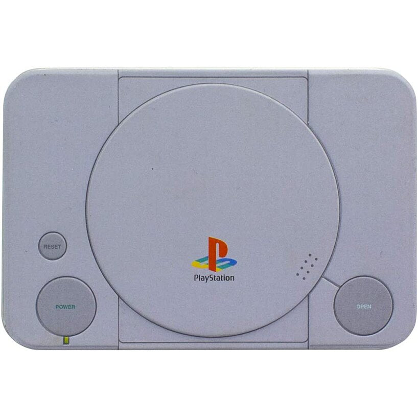 Jeu de cartes à jouer et boîte de rangement en métal - Paladone - Sony PlayStation 1 - PS1 - Neuf