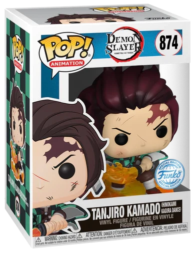 Funko POP 874 - Demon Slayer - Tanjiro Kamado - Hinokami Kagura Dance - Neuf