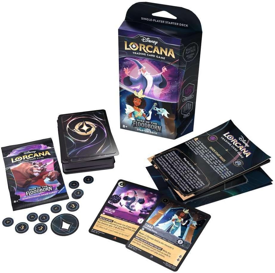 Disney Lorcana - Rise of the Floodborn - Starter Deck en Anglais - Neuf