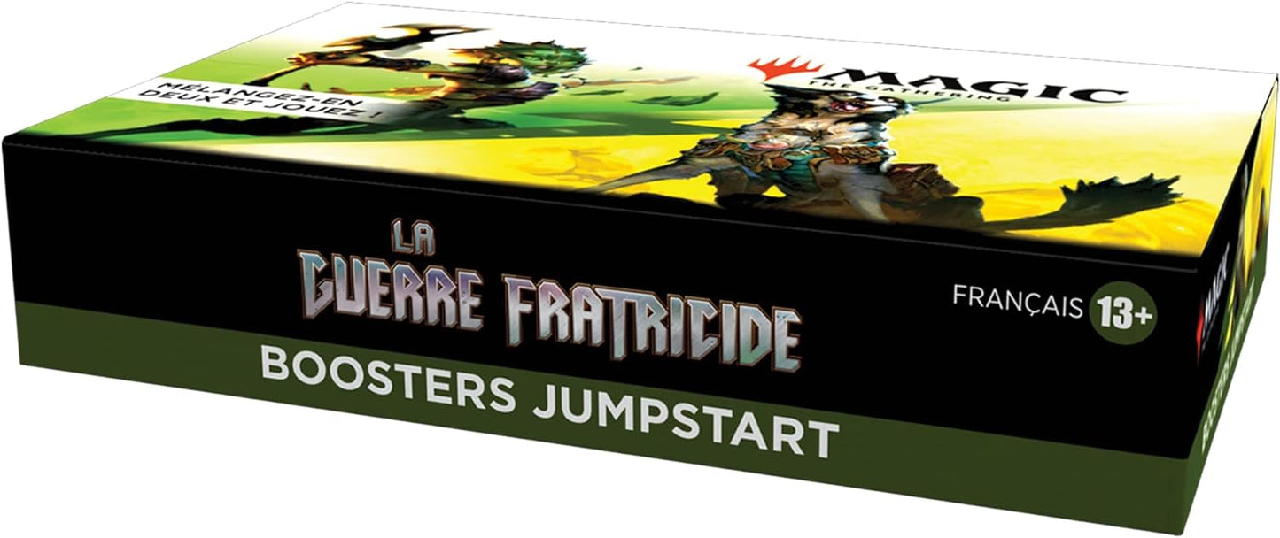 Magic the Gathering - Boite de 18 Boosters Jumpstart - La Guerre Fratricide en Français - Neuf sous blister