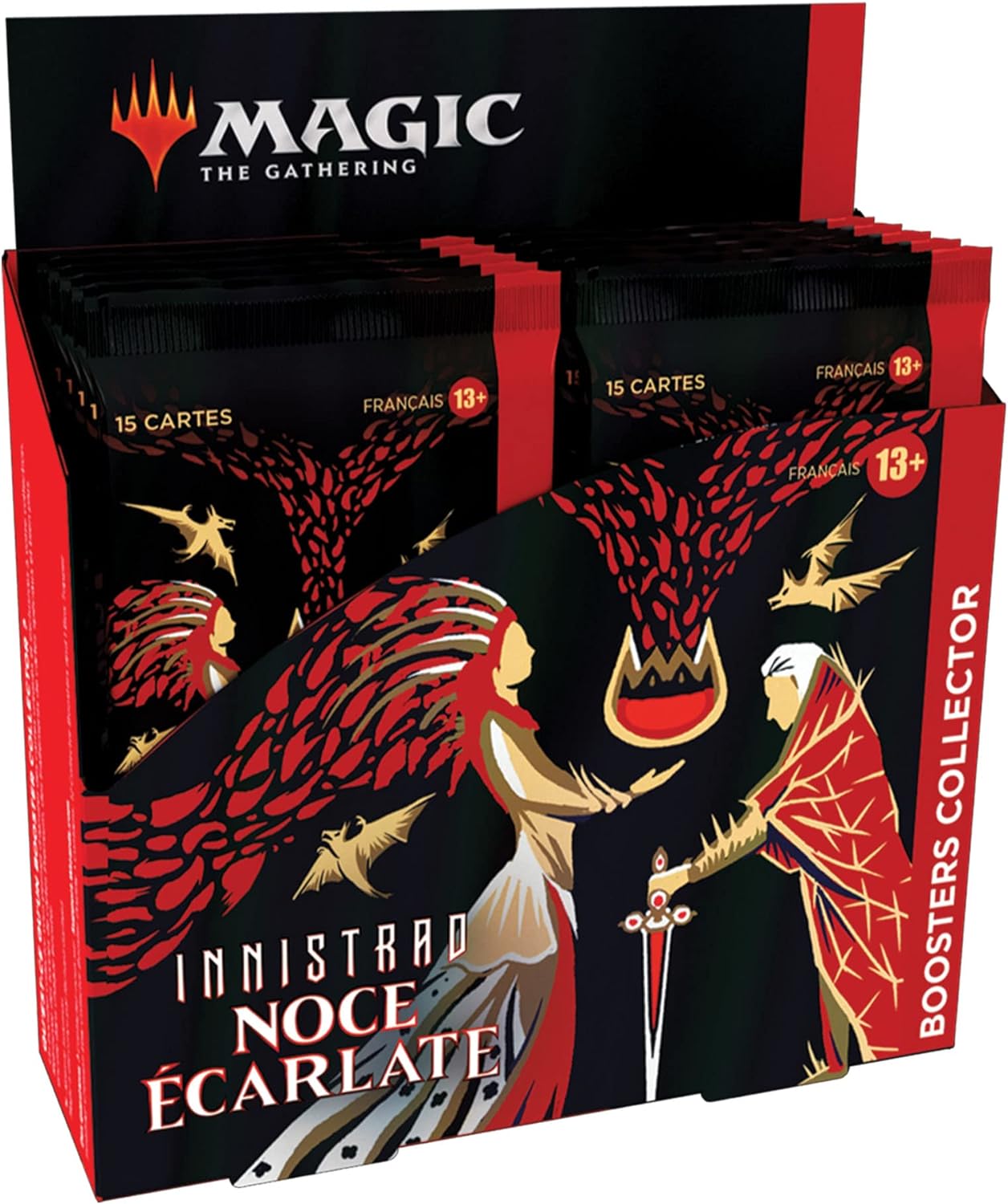 Magic the Gathering - Boite de 12 Boosters Collector - Innistrad Noce Écarlate en Français - Neuf sous blister