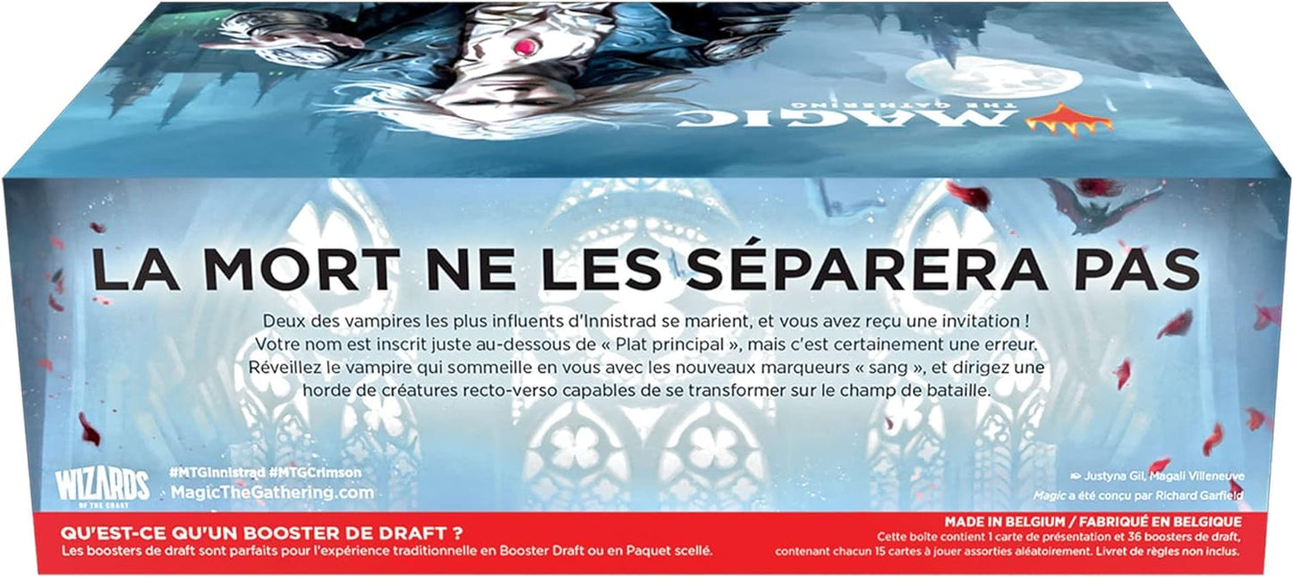 Magic the Gathering - Boite de 36 Boosters de Draft - Innistrad Noce Écarlate en Français - Neuf sous blister