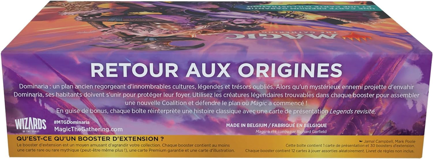 Magic the Gathering - Boîte de 30 Boosters d'Extension - Dominaria Uni en Français - Neuf scellé