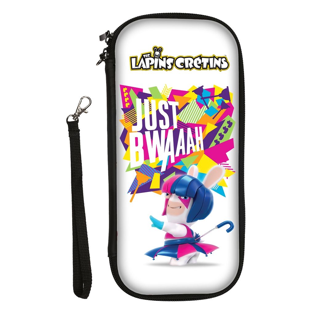 Sacoche de Transport Konix The Lapins Crétins - Just Bwaaah pour Nintendo Switch - Neuf