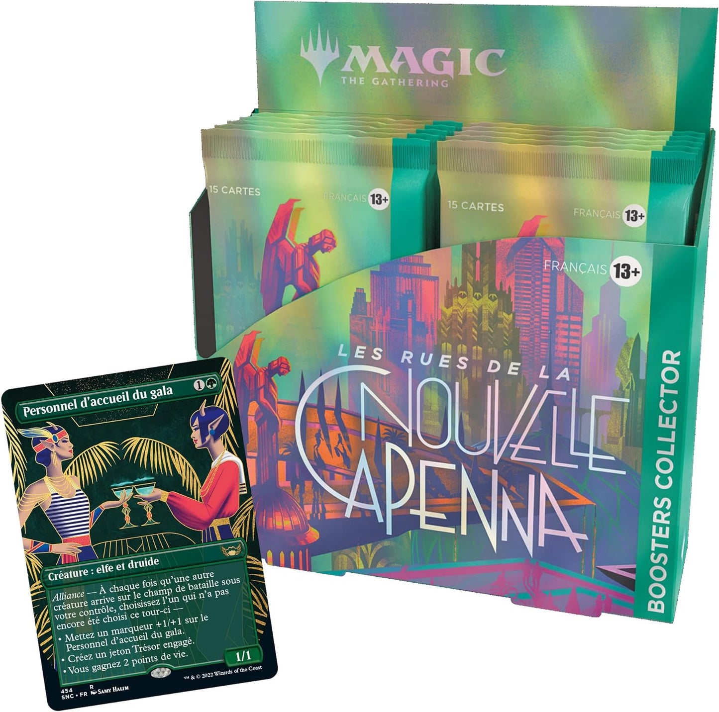 Magic the Gathering - Boite de 12 Boosters Collector - Les rues de la Nouvelle-Capenna en Français - Neuf scellé