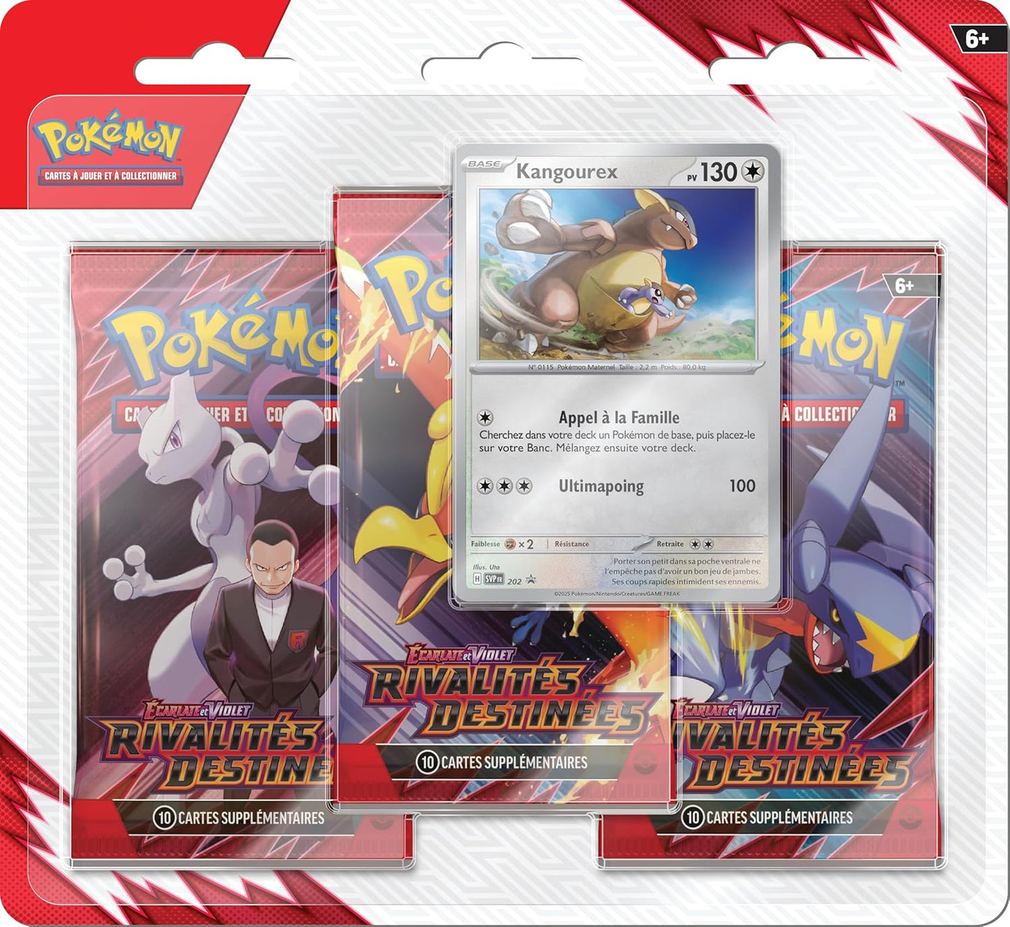 Pokémon - Tripack EV10 - Écarlate et Violet - Rivalités Destinées - en français - Neuf