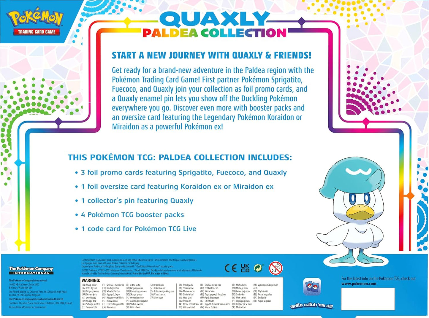 Pokémon - Paldea Collection - en anglais - Neuf