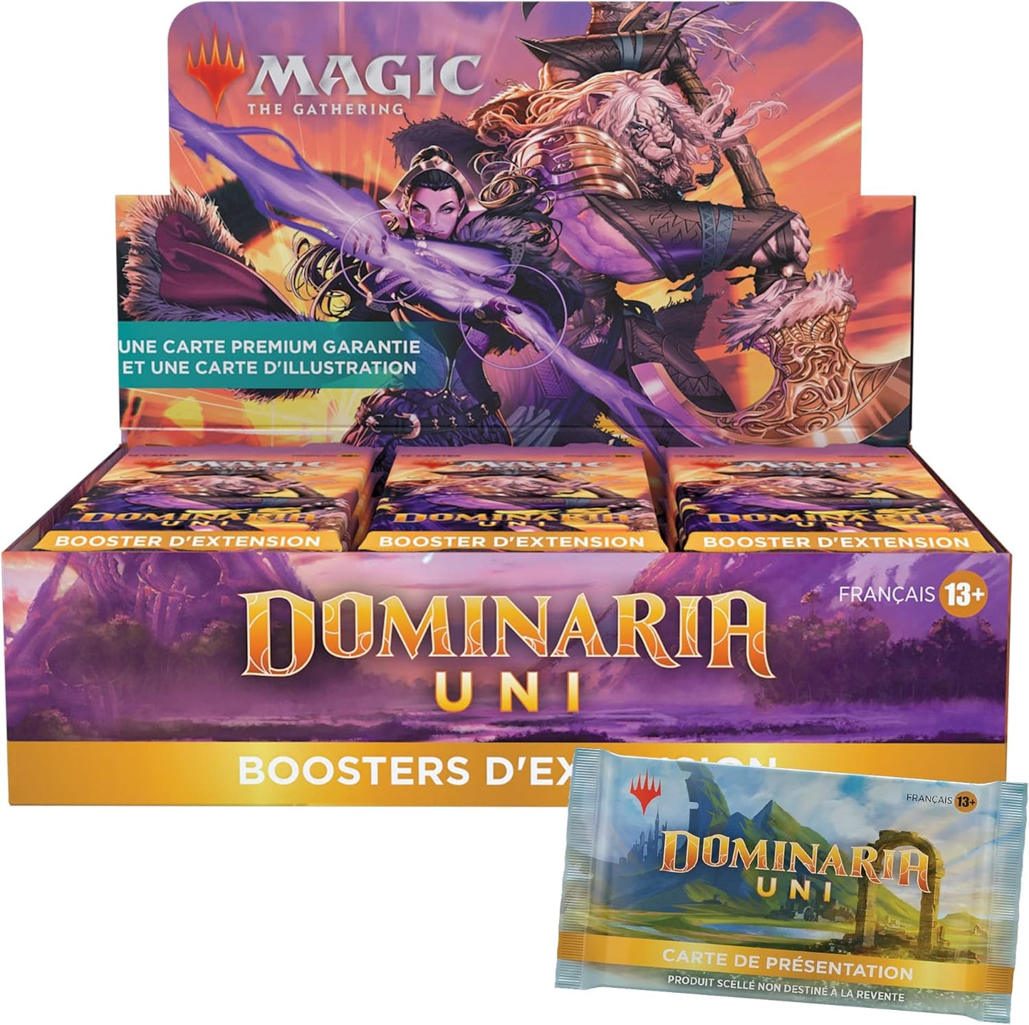 Magic the Gathering - Boîte de 30 Boosters d'Extension - Dominaria Uni en Français - Neuf scellé