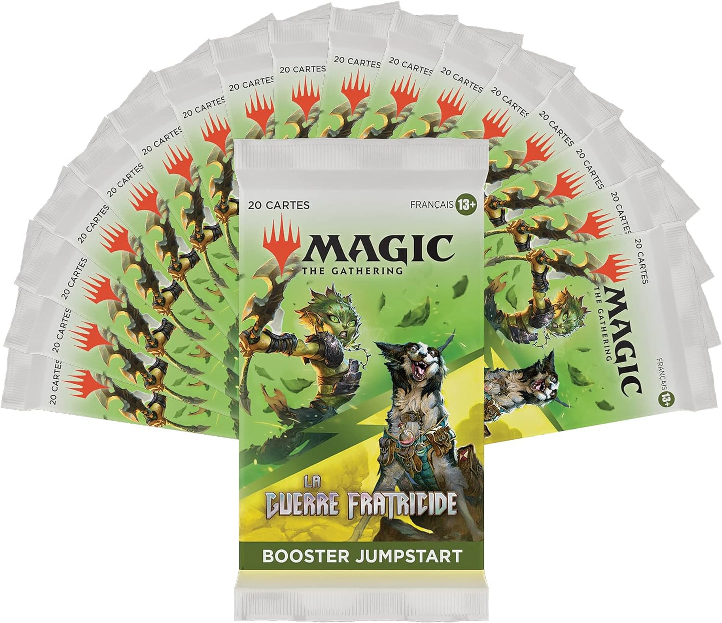 Magic the Gathering - Boite de 18 Boosters Jumpstart - La Guerre Fratricide en Français - Neuf sous blister