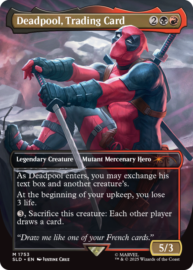 Magic the Gathering - Secret Lair Drop Series X Marvel's Deadpool - Neuf scellé
