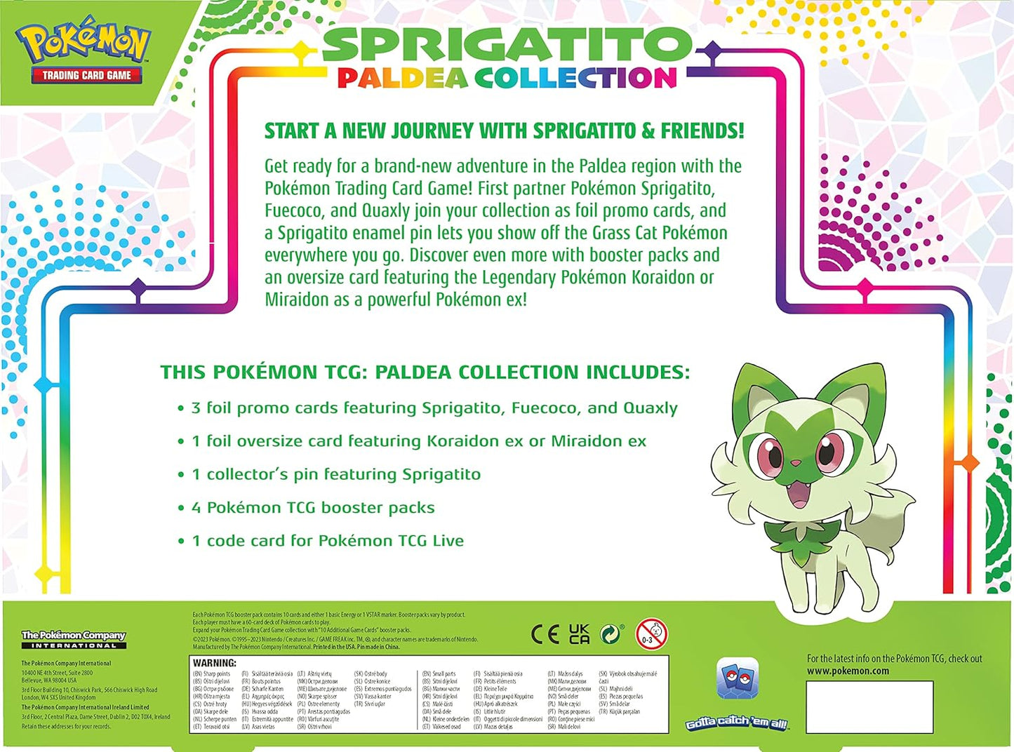 Pokémon - Paldea Collection - en anglais - Neuf
