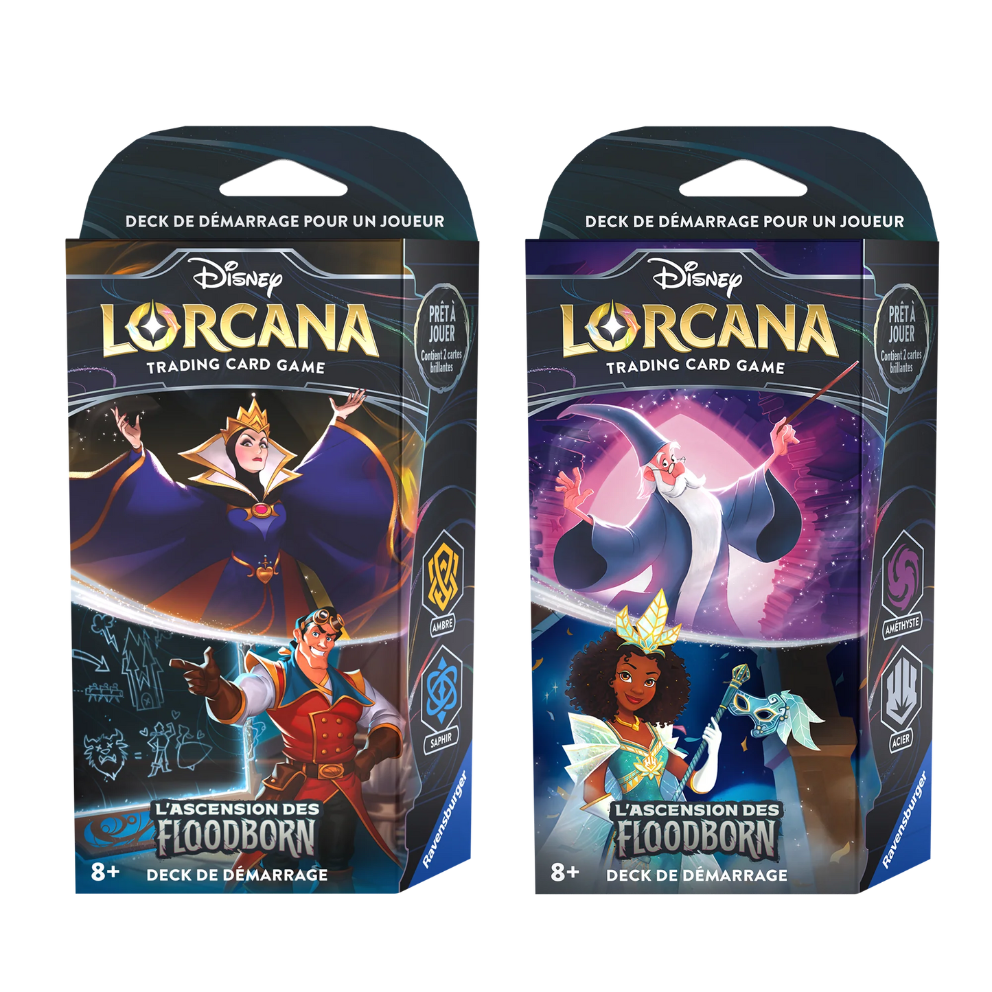 Disney Lorcana - L'Ascension des Floodborn - Deck de Démarrage en Français - Neuf
