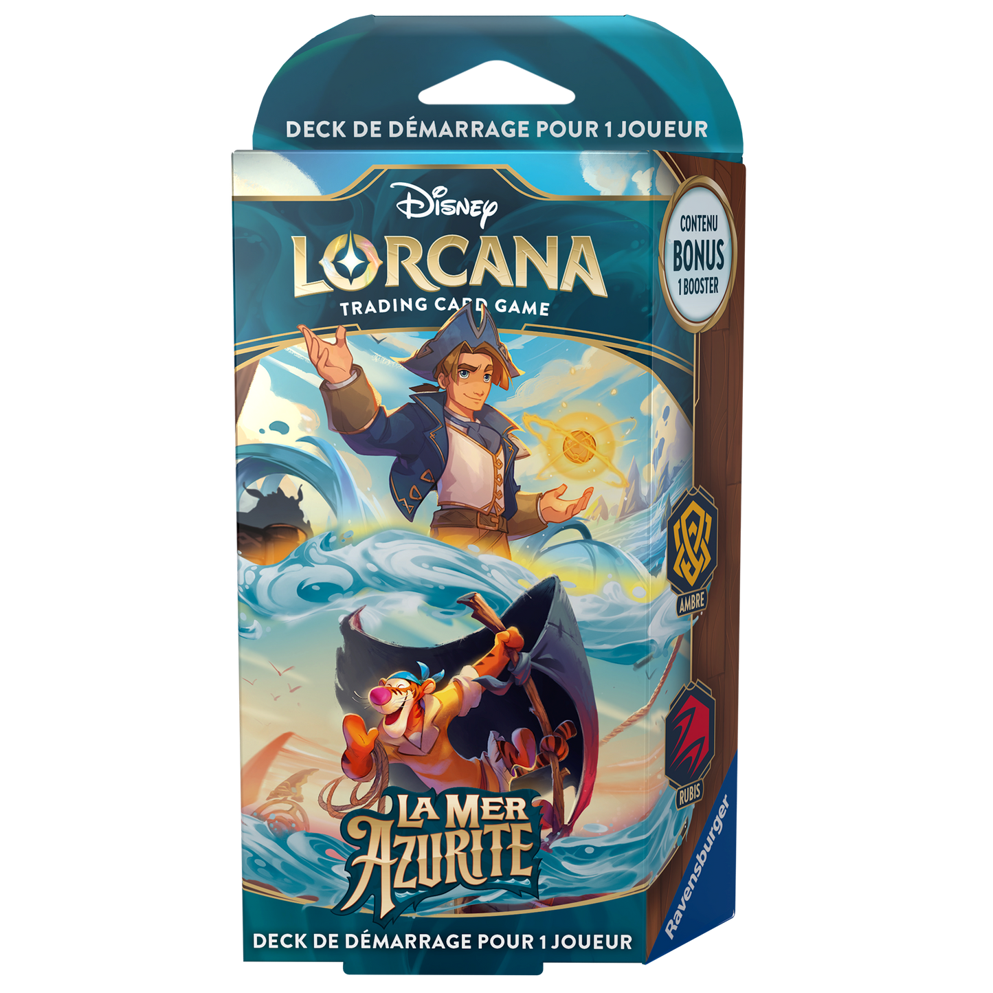 Disney Lorcana - La Mer Azurite - Deck de Démarrage en Français - Neuf