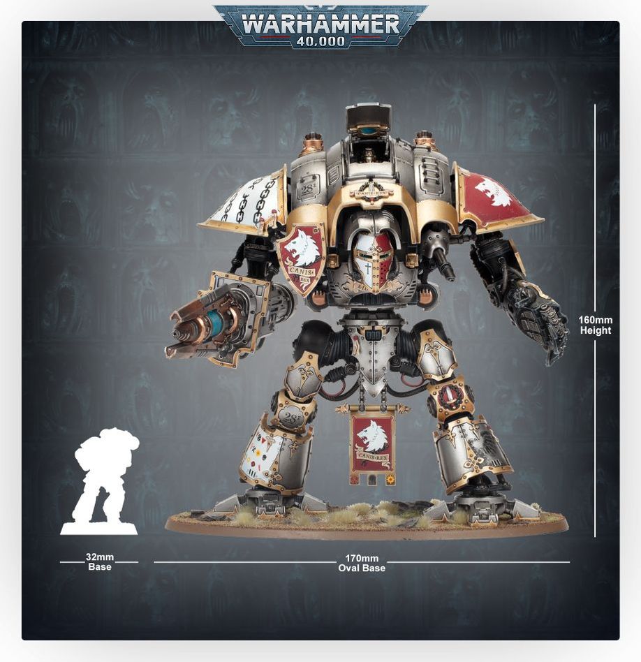 Warhammer 40,000 - Imperial Knights - Knight Perceptor Canis Rex - Neuf