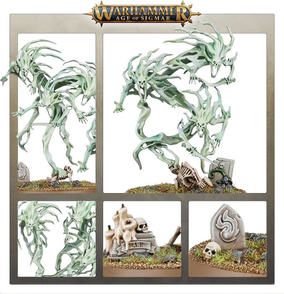 Warhammer Age of Sigmar - Nighthaunt - Spirit Hosts - Neuf sous blister