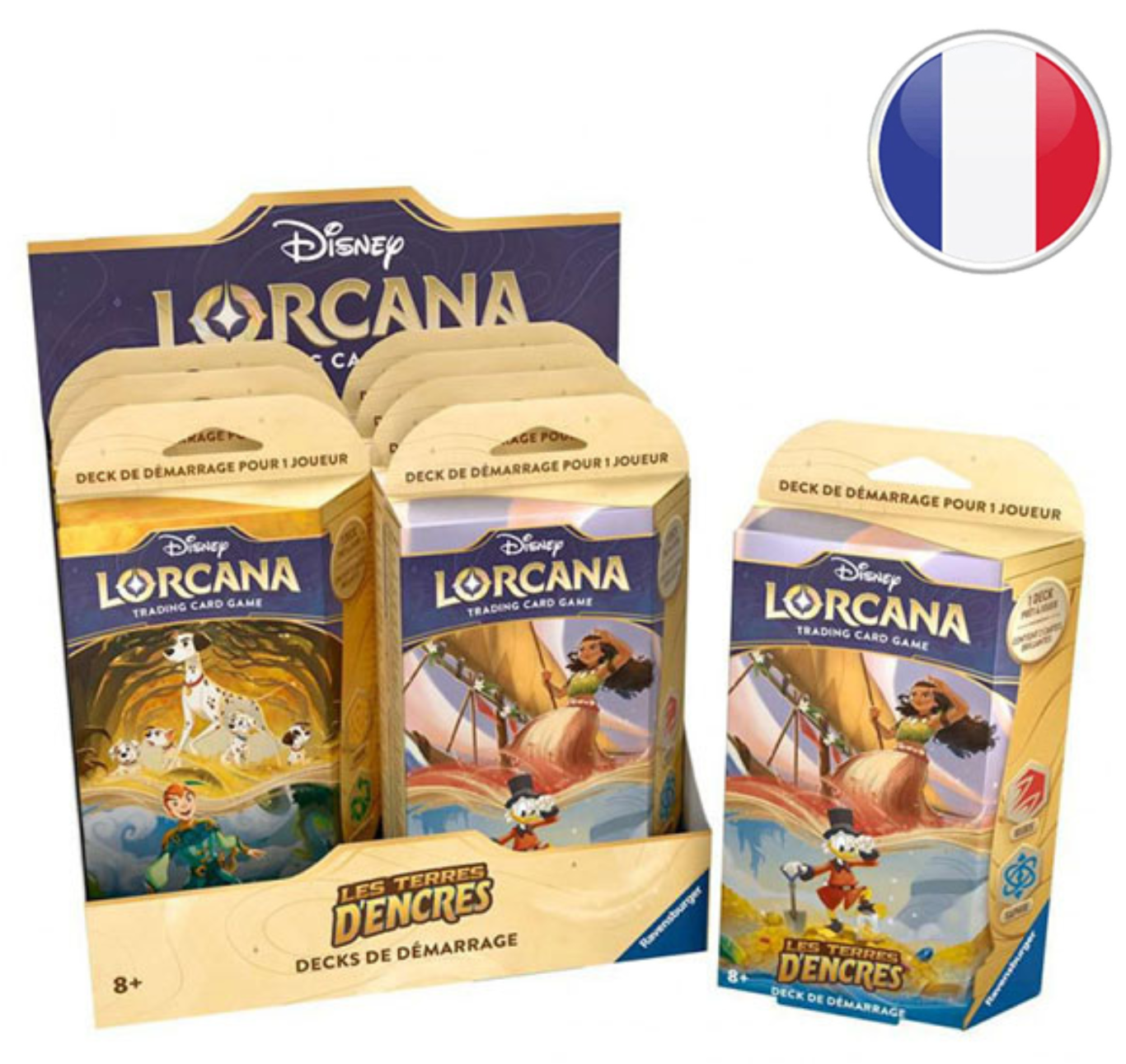 Disney Lorcana - Les Terres d’Encres - Deck de Démarrage en Français - Neuf