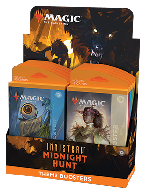 Magic the Gathering - Boite de 12 Boosters Thématiques - Innistrad : Chasse de Minuit en Anglais - Neuf sous blister